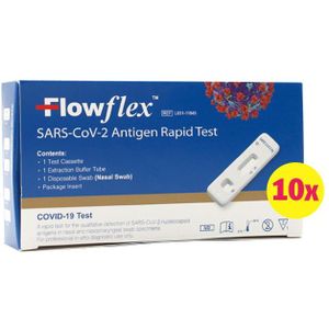 flowflex Acon flowflex covid-19 antigeen sneltest 10 stuks