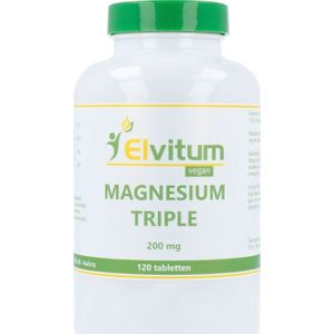 Elvitum - Magnesium Triple - Tabletten - 200mg - 120 Stuks