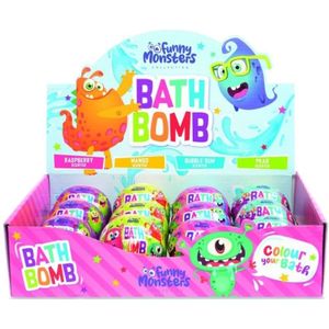 funny monsters Water kleurende fizzerballen assortie 100 Gram