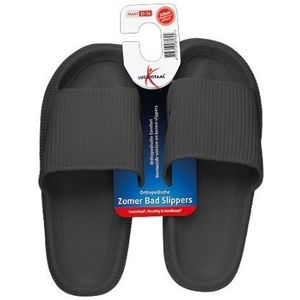 Lucovitaal Badslipper orthopedisch 45-46 zwart 1paar