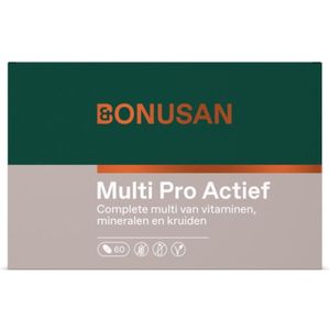 Bonusan - Multi Pro Actief - Multivitaminen - 60 Tabletten