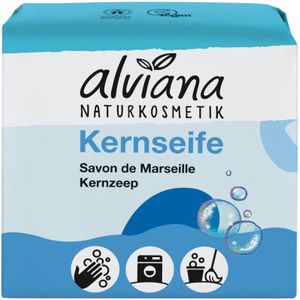 Alviana - Kernzeep - 100 g - Hypoallergeen - Universele Zeep voor Persoonlijke Hygiëne en Huishoudelijke Reiniging