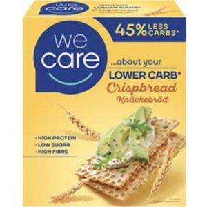 WeCare Lower carb crispbread knackebrod 100 gram