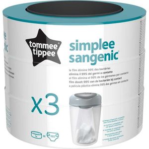 Tommee Tippee Simplee sangenic cassettes x3 luieremmer 1st