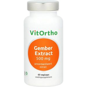 Vitortho Gember extract 500mg 60 Vegetarische capsules