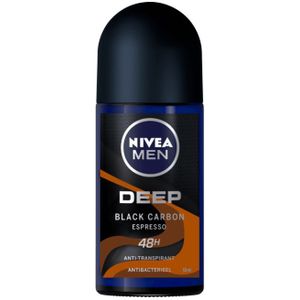 Nivea Deo Roll-on Men - Deep Black Carbon espresso 50ml