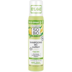 SO’BiO étic - Purifying - Droogshampoo - Geel - 100 Milliliter - Vegan, Cosmebio/Ecocert Gecertificeerd
