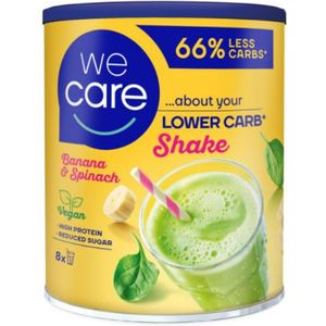 WeCare Lower carb shake banaan & spinazie 240gr