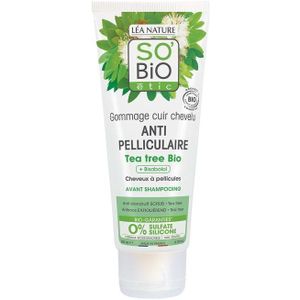 SO'BiO étic - Anti-Roos Haarscrub - Vegan - 99% Natuurlijk - Biologische Tea Tree