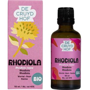 De Cruydhof Rhodiola rosea rad/rhodiola wortel bio 50ml