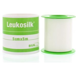 Leukosilk - Hechtpleister - Wit - 5m x 5cm