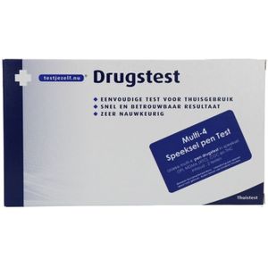 Testjezelf.nu - Drugstest Multi-4 - Speekseltest - 2 Stuks