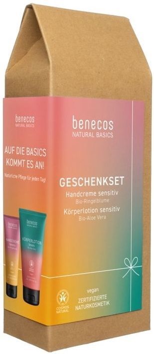 benecos - Natural Basics Sensitive - Cadeauset - Handcrème & Bodylotion - 1 Set