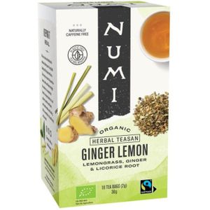 Numi Organic ginger lemon 16st