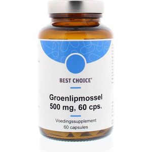 Best Choice Groenlipmossel 500 mg 60 capsules