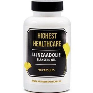 Highest Healthcare - Lijnzaadolie Capsules - Vetzuren