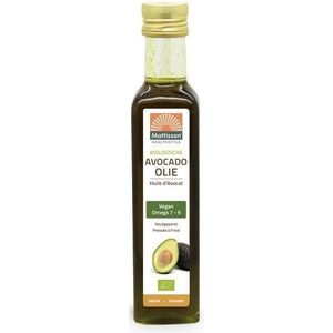 Mattisson Biologische avocado olie virgin koudgeperst 250ml