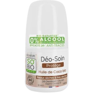 So Bio Etic - Deoroller - Coconut - Vegan - 99% Natuurlijke Samenstelling