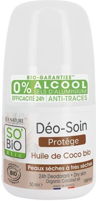 So Bio Etic - Deoroller - Coconut - Vegan - 99% Natuurlijke Samenstelling