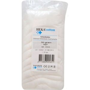 HEKA - Verbandwatten - Zigzag - 50 gram - Niet Steriel