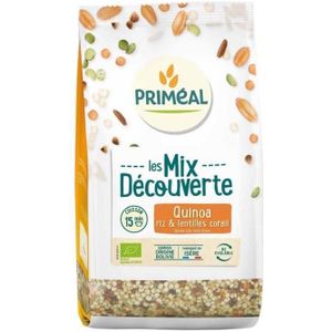 Primeal Mix van quinoa rijst me rode linzen bio 400G