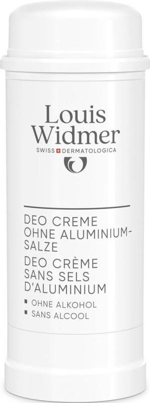 Louis Widmer Deo crème zonder aluminiumzouten zonder parfum 40ml