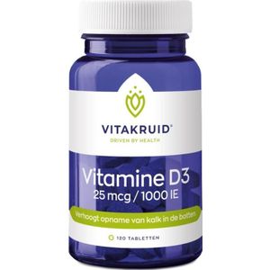 Vitakruid Vitamine d3 25 mcg 120 tabletten