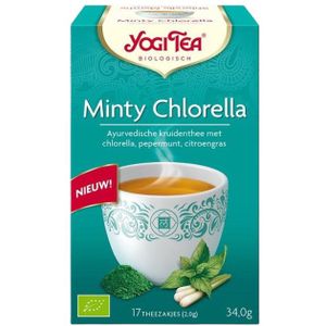 Yogi Tea Minty chlorella kruidenthee 17 zakjes