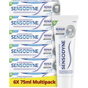 Sensodyne - Tandpasta - Repair & Protect Deep Repair Whitening - 6 x 75 ML