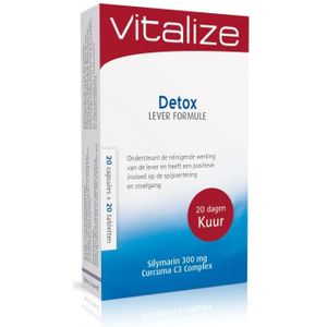 Vitalize Detox lever formule 2x20 stuks