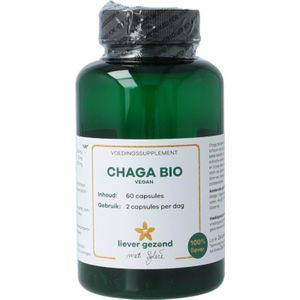 Liever Gezond Chaga 400mg vegan bio 60vc