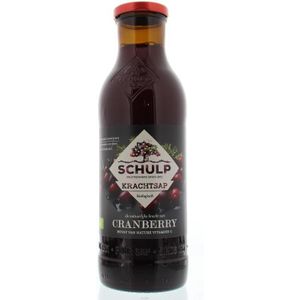 Schulp Cranberrysap puur biologisch 750ml