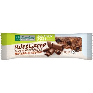Damhert Mueslireep chocolade glutenvrij 30g