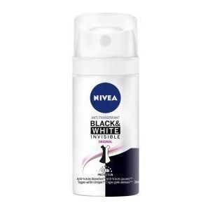 Nivea - Invisible For Black & White - Deodorant Spray - Mini - 75 ml
