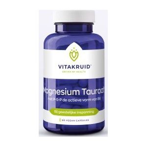 Vitakruid Magnesium tauraat met p-5-p 90 vegetarische capsules