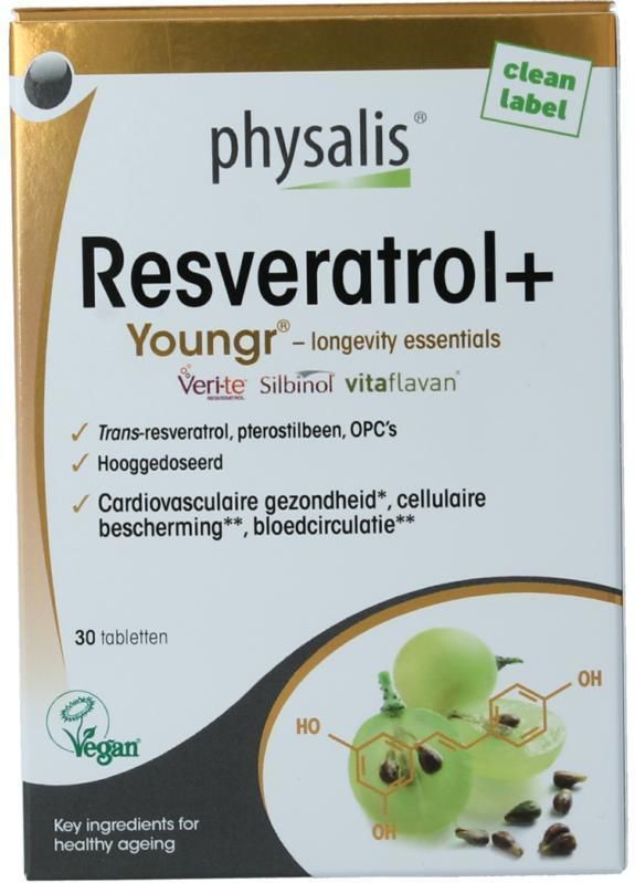 Physalis - Resveratrol - Vegan Kruidenpreparaat - 60 Tabletten