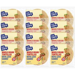 WeCare Lower carb tortillas whole grain (volkoren) 12x160G