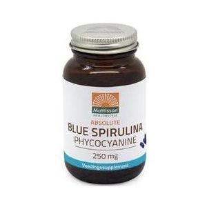 Mattisson Blauwe blue spirulina fytoblue phycocyanine 30 Vegetarische capsules