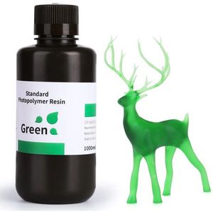 Elegoo Standaard resin Helder groen 1 kg