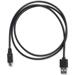 USB A naar mini USB kabel | 1 meter | USB 2.0 (Zwart)