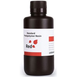 Elegoo Standaard resin Helder rood 1 kg