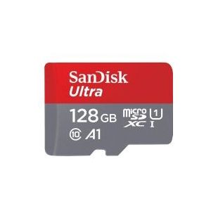 SanDisk Ultra Micro SDXC geheugenkaart class 10 inclusief adapter - 128GB