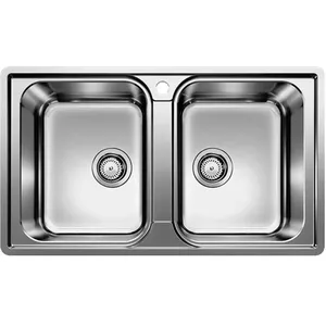 RVS Spoeltafel dubbele spoelbakken Premium-line 160 cm Horeca - Horecacentrum Brabant