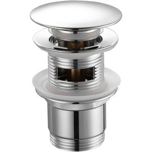 Aqualine Toebehoren - Afsluitbare afvoerplug, ClickClack, chroom TF7001