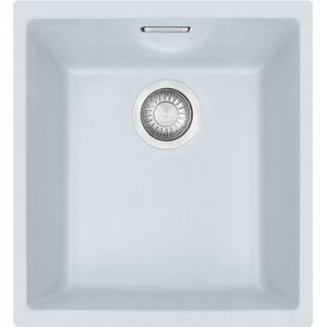 Franke Sirius - SID 110-34 tectonite spoelbak, 37x44 cm, wit 125.0363.784