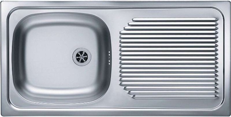 Alveus Basic - Spoelbak, 86x44 cm, rvs 1008843