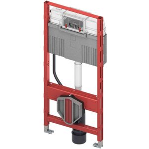 Tece TECEprofil - Inbouwframe voor hangend toilet met douche-WC functie, met spoelreservoir Uni, bouwhoogte 1,12 m 9300379
