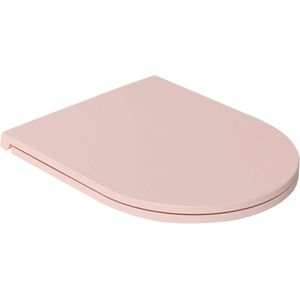 Isvea Infinity Slanke toiletbril, Soft Close, Easy Take, roze zalm