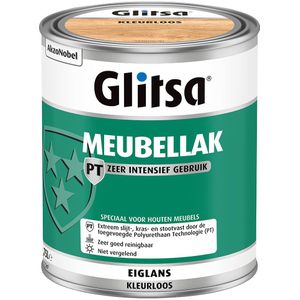 Glitsa Meubellak Eiglans 0,75 Liter - Meubels Transparante Lak & Olie - Waterbasis - Verfwinkel is tot 50% goedkoper