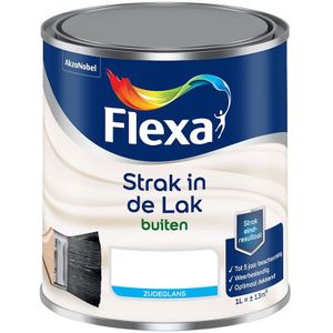 Flexa Strak in de Lak Buitenlak Zijdeglans 1 liter Kleur - Deur & Kozijn Aflakken - Verfwinkel is tot 50% goedkoper